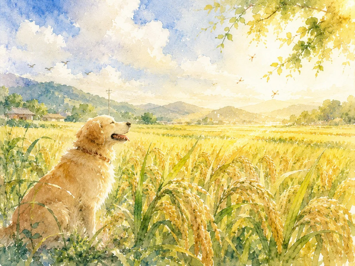 박남희 시인의 〈뜻밖의 선물〉은 말복 더위가 물러날 무렵 나락이 익어가는 들판 풍경을 통해 계절이 건네는 선물을 노래한 시입니다.